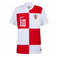 Dres Chorvátsko Luka Modric #10 Domáci ME 2024 Krátky Rukáv